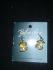 LADIES EARRINGS PEARLS IN SEASHELLS DESIGN GOLDTONE FOR PIERCED EARS — photo 3