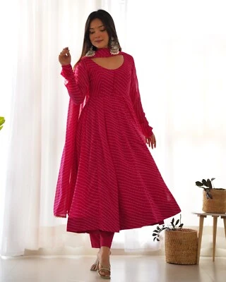 Salwar Party Kameez Konfektions- Anzug Indisch Bollywood Kleidung Designer - Bild 1 von 4