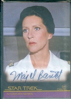 Star Trek Movies in Motion (A43) Majel Barrettt Autograph Card