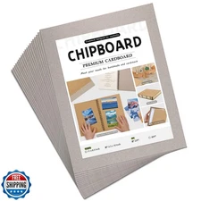 JNENERY 20 Chipboard Sheets 12.5 x 10", 22pt Book Board for Bookbinding, Card