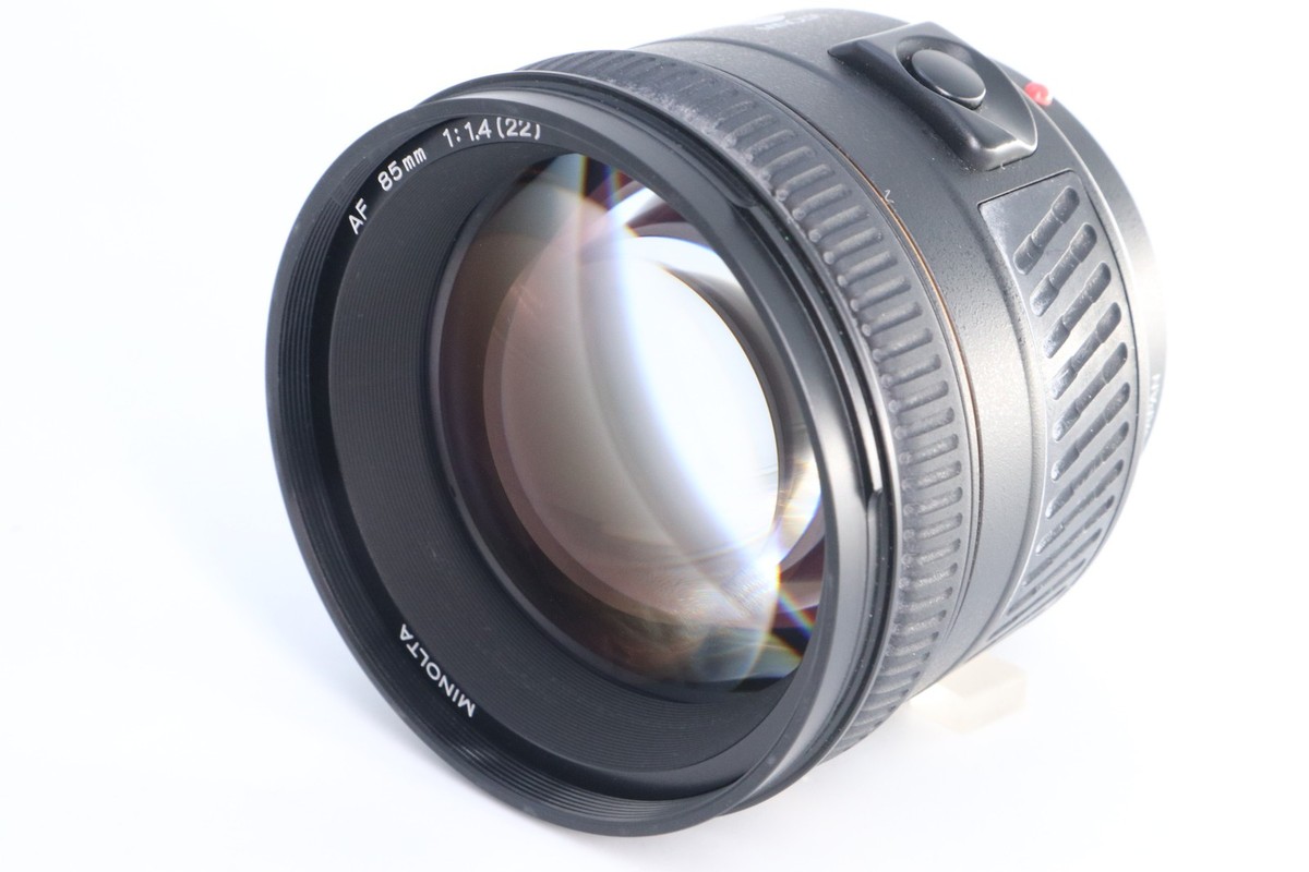 MINOLTA AF 85mm F1.4 G Black Color AF Lens from Japan