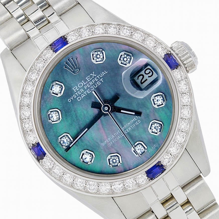 Rolex Datejust Stainless Steel Diamond Bezel