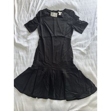 H&M Little Black Dress Fit and Flare Women's Size 12 Cocktail Career Drop Waist