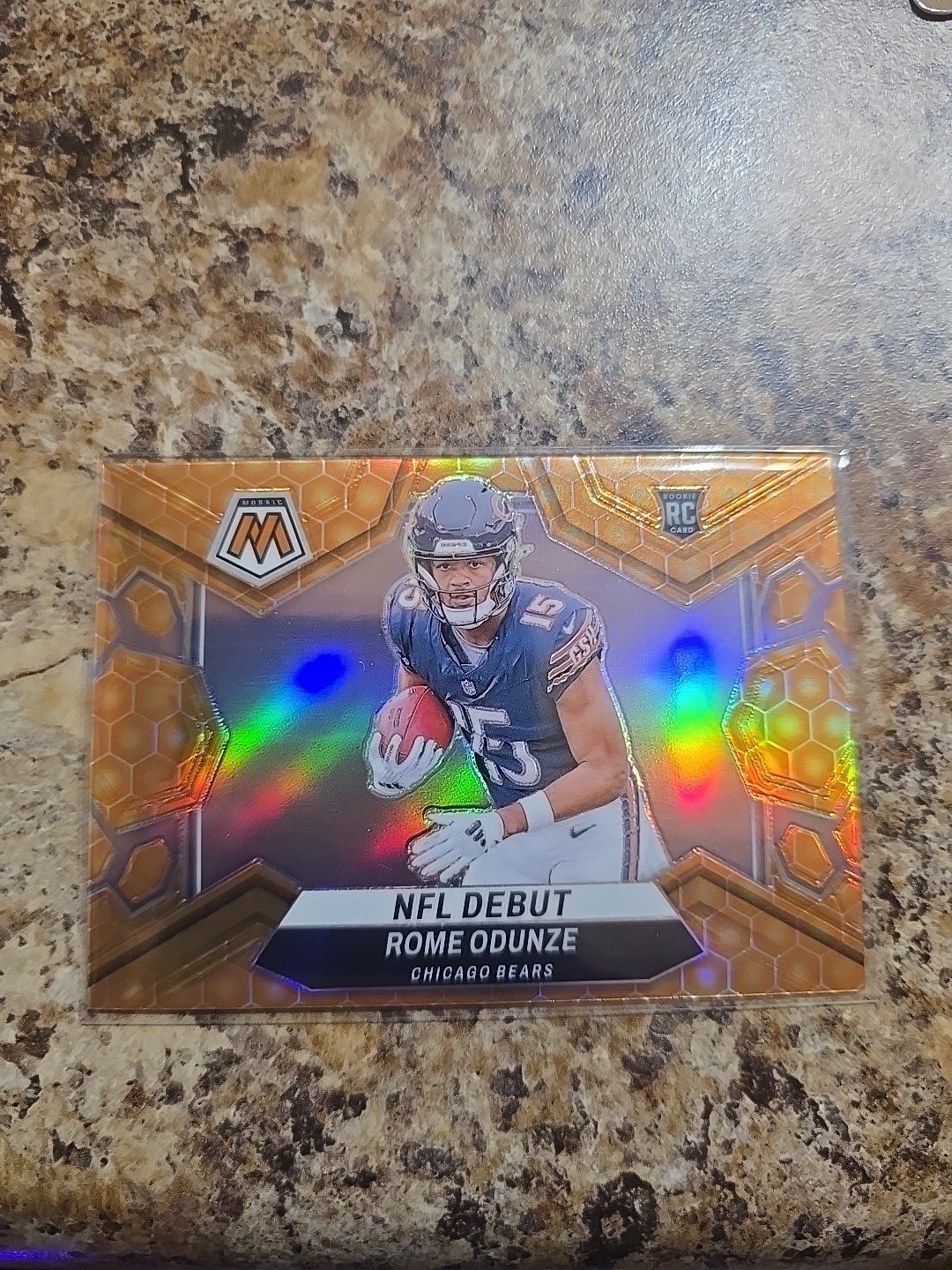2024 Panini Mosaic - NFL Debut Rome Odunze #281 Honeycomb Prizm (RC)