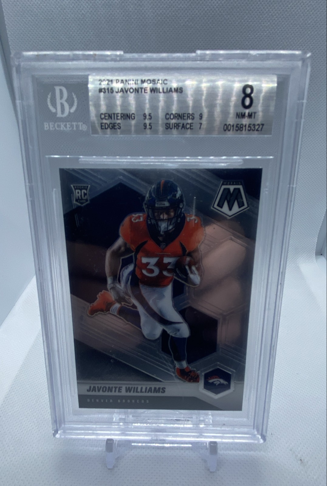2021 Panini Mosaic - Rookies Javonte Williams #315 (RC)