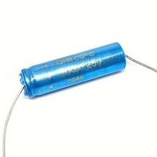 300UF 25V 40 -0 AXIAL CAPACITOR ELECTROLYTIC AUDIO GTE