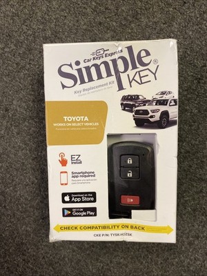 Car Keys Express Simple Key Replacement For Toyota Cars.