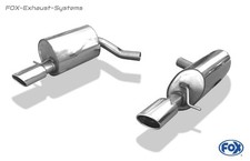  Duplex Sportauspuff Jaguar S-Type R 115x85mm oval eingerollt abgeschrägt