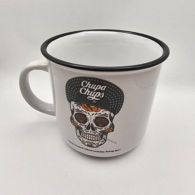 Chupa Chups Becher Day Of The Dead Keramik Kaffeetasse sehr guter Zustand