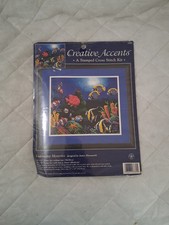 Cross Stitch Kit Ocean Scene 7880 Counted Underwater Fish NEW