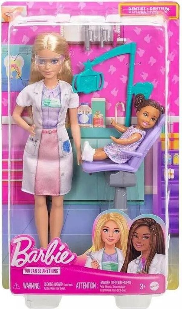Barbie Careers Dentist Doll and Playset with Accessories