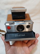 Polaroid SX-70 Brown Land Instant Film Camera Vintage, Untested As iS