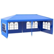 9.6x19 FT Large Party Tent with 4 Removable Walls for Weddings & Picnics