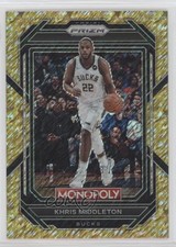 2022-23 Panini Prizm Monopoly Gold Money Shimmer 450/500 Khris Middleton #50 1u6