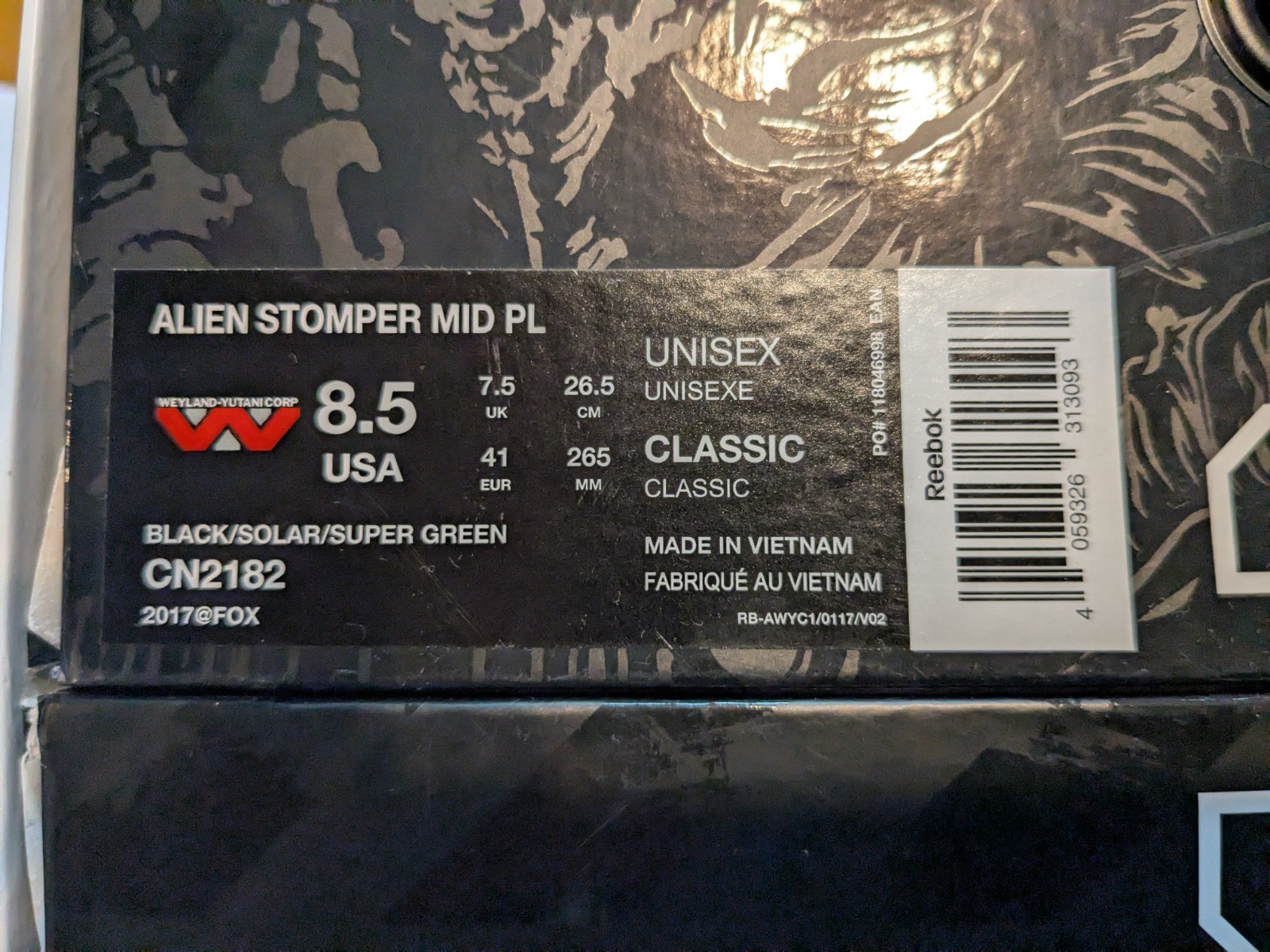 Reebok Alien Stomper "Final Battle Pack" Trainers in UK size 7.5 Ultra-rare image 6