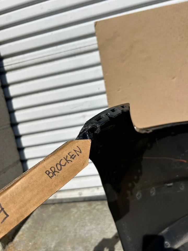 Cubierta de parachoques fascia delantera Tesla Model 3 M3 2024 2025 2005802-00-B/rota Foto 2 de 4