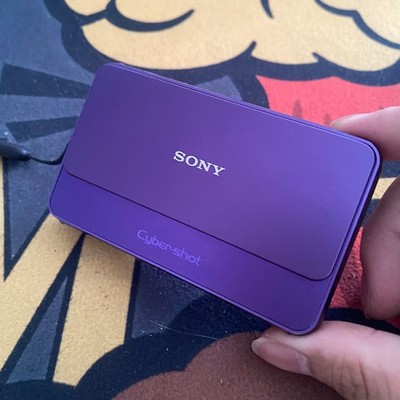 SONY Cyber Shot DSC-T99 CCD 14.1MP 4x Optical Zoom Digital Camera-Purple