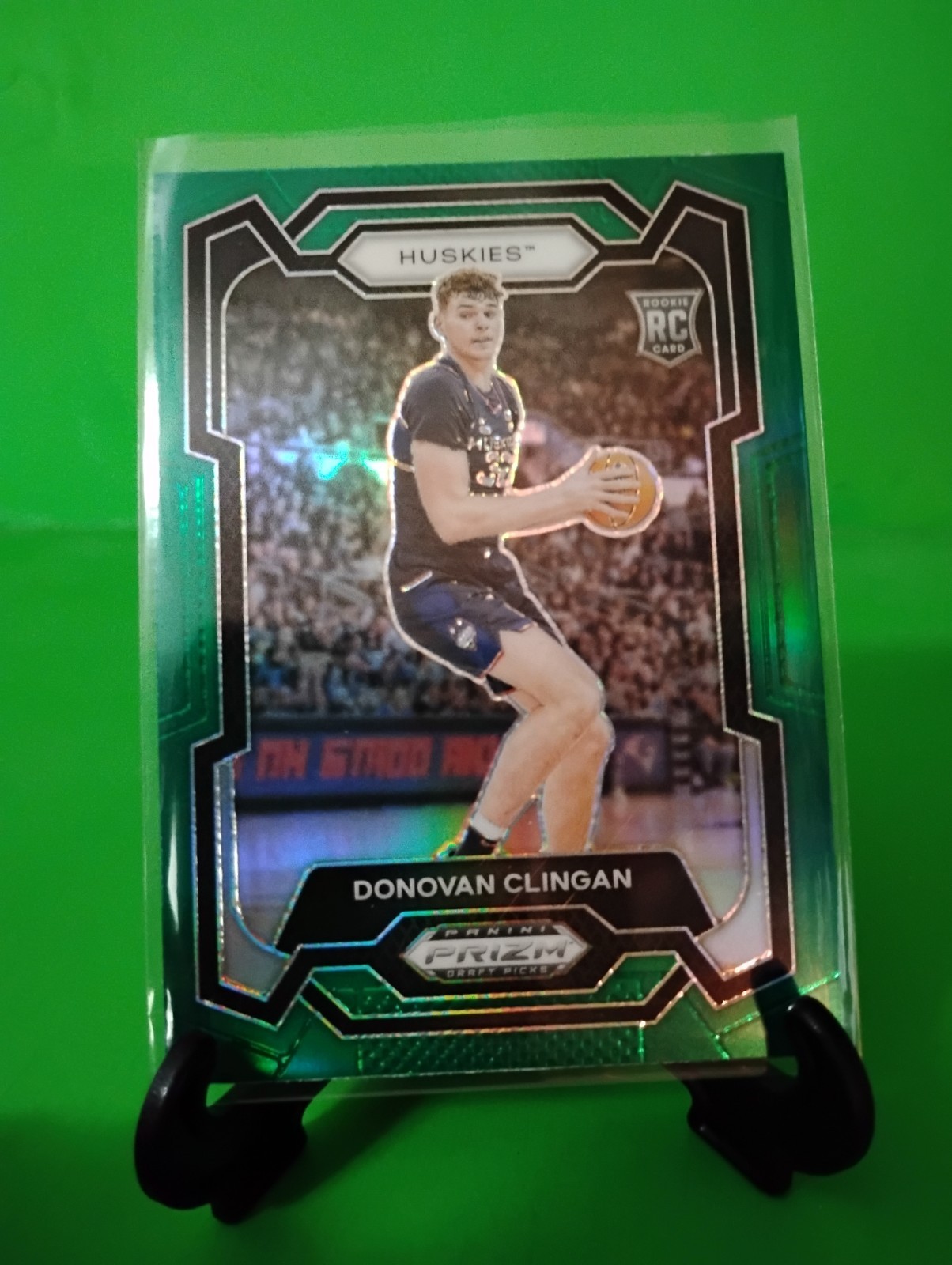 H2 2024 Panini Prizm Draft Picks - Donovan Clingan #95 Green Prizm (RC)