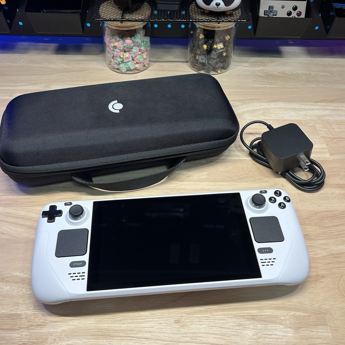 Custom Valve Steam Deck LCD 1TB Handheld Gaming Console - White