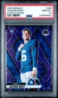 2025 Mosaic Jaxson Dart Variation PURPLE SCOPE Prizm Rookie RC #288 PSA 10 POP 4