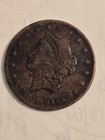 Vintage SPIEL MARKE LIBERTY / EAGLE Token - very fine - 33.5mm Brass - Rare — photo 1