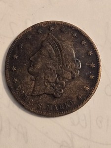 Vintage SPIEL MARKE LIBERTY / EAGLE Token - very fine - 33.5mm Brass - Rare