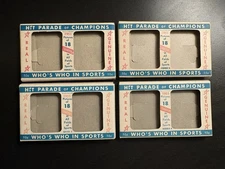 1951 Berk Ross Hit Parade of Champions Empty Packs FULL SET Series 1-4