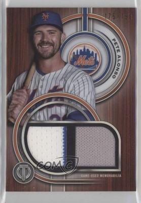 2025 Topps Tribute Single Player Dual Relics /199 Pete Alonso #DR-PA 1ln4