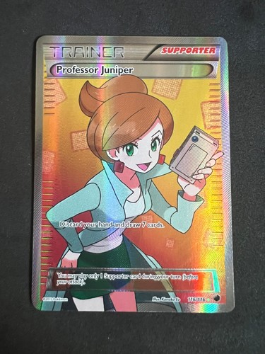 Professor Juniper (116 Full Art) Holo Ultra Rare 2013 Plasma Freeze 116/116 NM