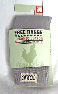 Duluth Trading Co Size 3XL Mens Free Range Cotton Boxer Briefs Pewter 28516