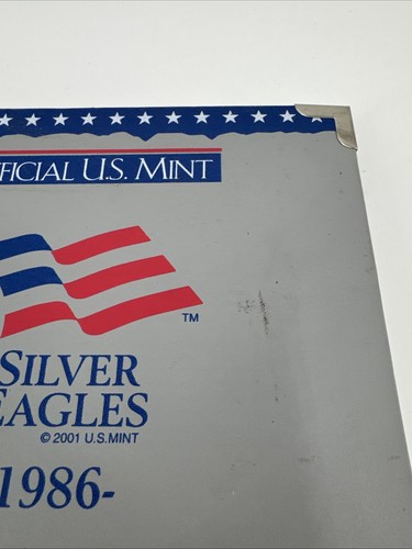 The Official U.S. Mint Silver Eagle Coin Collectors Album 1986- Fast Shipping - Picture 4 of 9