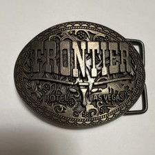 Frontier Hotel Las Vegas Casino Theme Collectible Belt Buckle