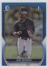 2023 Bowman Chrome Prospects Blue Refractor 114/150 Jose Gerardo #BCP-195 0qc1