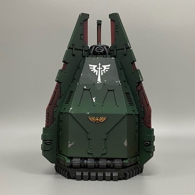 1 Bemaltes Forge World Dark Angels Dreadnought Drop Pod Warhammer 40K