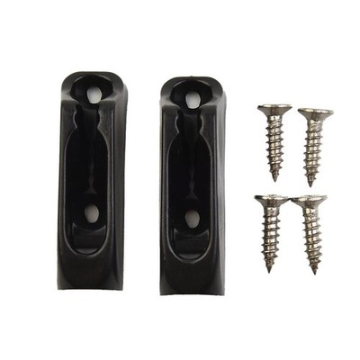 2x Boot Schwarz Nylon Self-Lock Seil Clam Cleat Cord Lock F��r Marine Werkzeuge