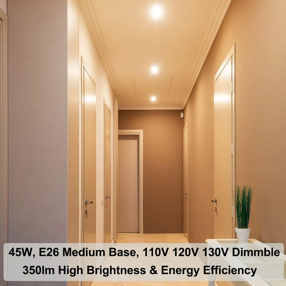 Vinaco PAR16 Bulb 120V, 6 Pack High Output Dimmable Par16 Flood Clear Glass  - Image 3 of 4