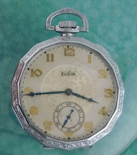 Elgin pocket watch Soccer Trophy Pennsylvania League 1933 serviced k362