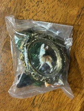 The Cracker Box Christmas Ornament Accessory Bag - Tree, 3 Deer, Brass Frame etc