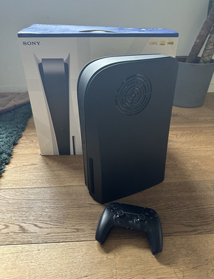 Sony PlayStation 5 Digital Edition 825 GB Schwarz mit DualSense, OVP & Kabel