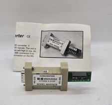 B B Electronics 485SD9TB RS-232 to RS-485 Converter with Manual Tested