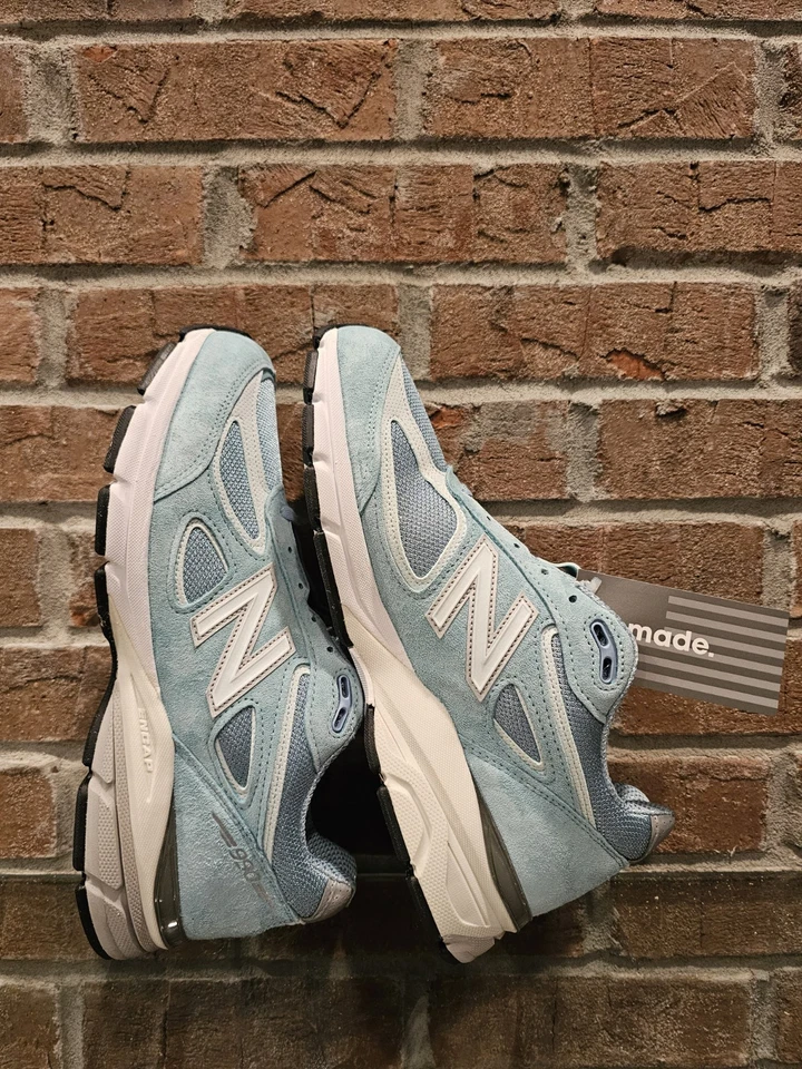 New Balance 990v4, Made In USA, Mineral Sage, Men's U.S Size 9.5, Brand New - Image 3 of 4