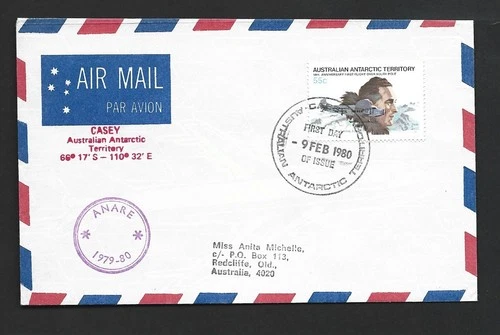 Australia Antarctic AAT 1979 55c Flight Anniversary on Casey Base FDC