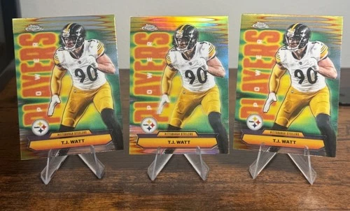 2025 Topps Chrome T.J. Watt Refractor (RAW)
