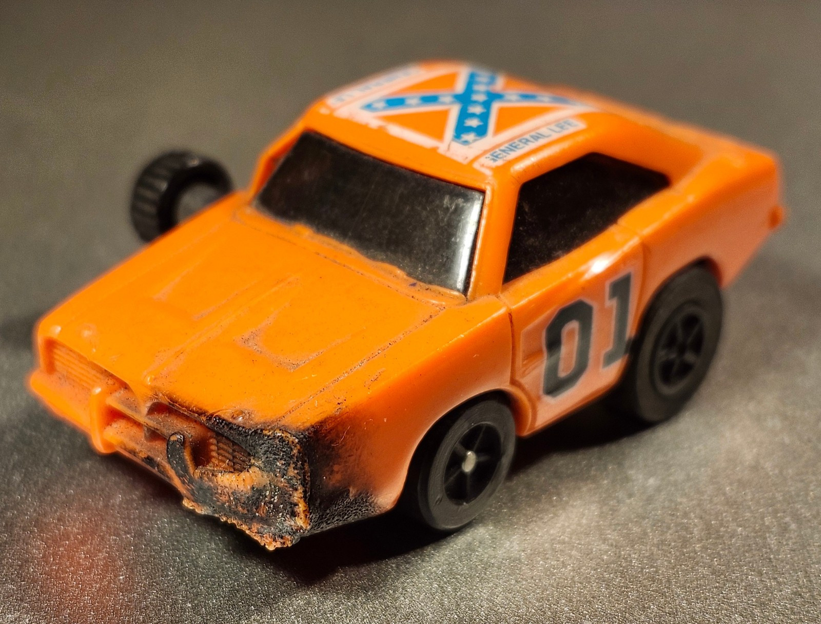 1980 Warner Bros. Dukes of Hazzard General Lee Wrist Racer Wind Up *Parts Car*✅️