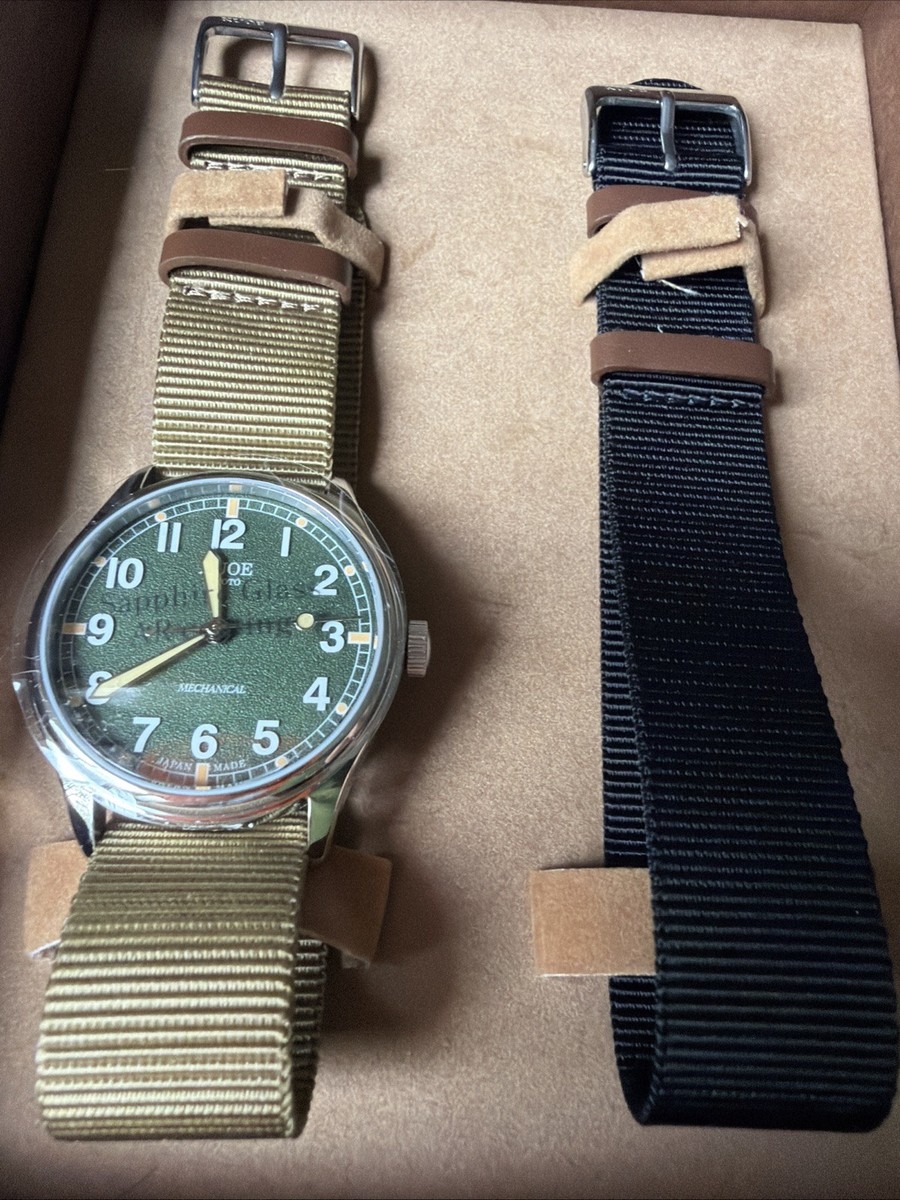 KUOE Old Smith 90-002 38mm Japan Only Limited Edition Green Dial
