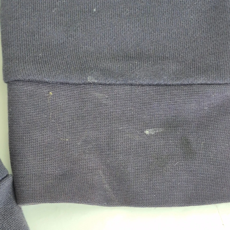 Sudadera con capucha ADIDAS pequeña 8-10 azul para mujer mezcla de algodón lo... - Imagen 3 de 4