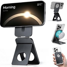 for MagSafe Tripod Stand Ultra-Thin 0.23" Aluminum Alloy Magnetic Tripod fo...