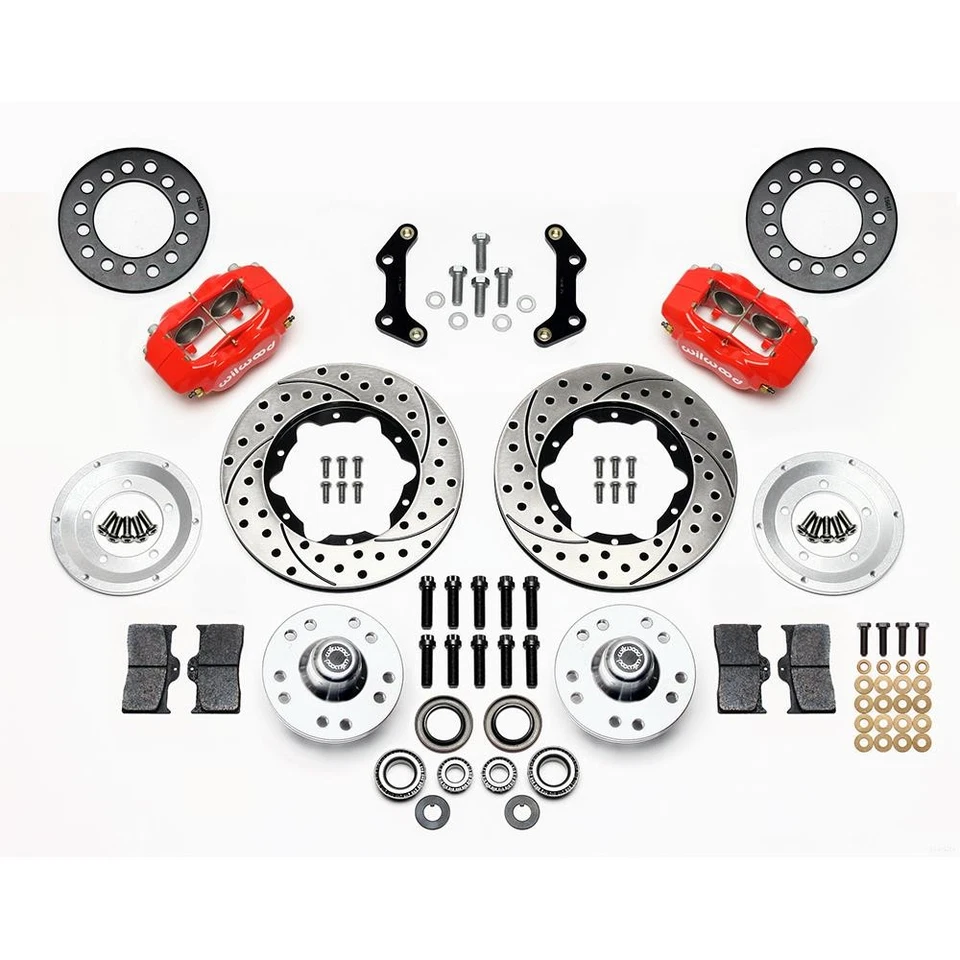 Wilwood 140-11019-DR FDLI Pro Series Front Disc Brake Kit, 73-89 Fits Mopar Foto 2 de 4
