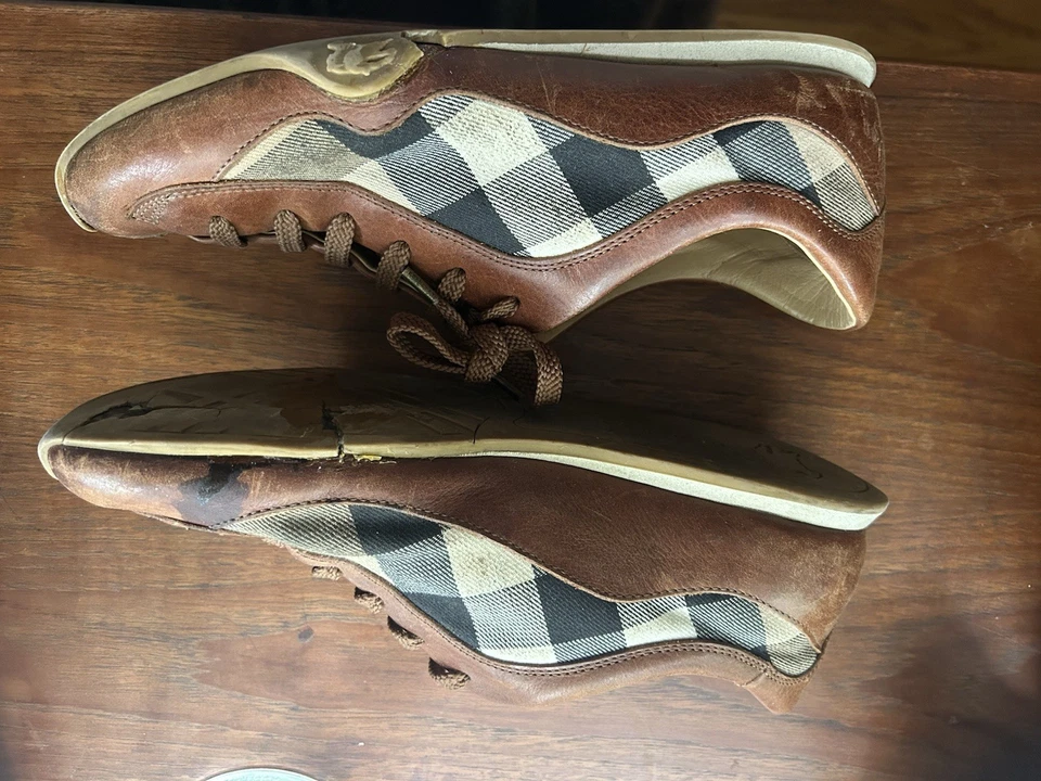 Tênis Burberry Feminino Líder Marrom Tamanho 40/9.5 - Imagem 4 de 4