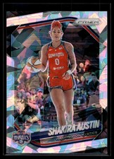 Shakira Austin 2025 Panini Prizm WNBA Ice Prizm Card #81